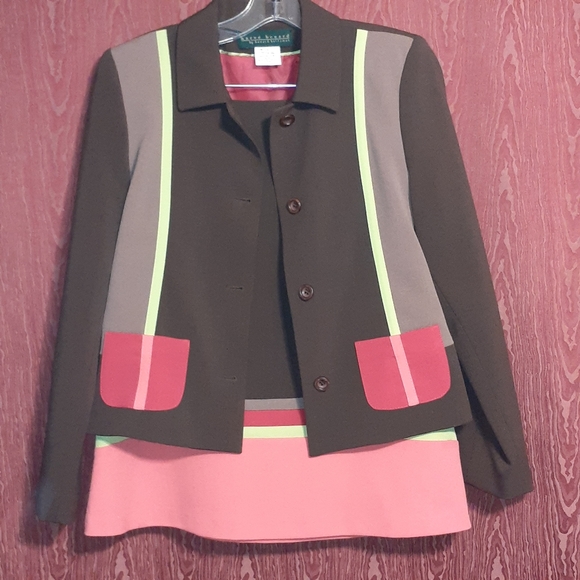 HARVE BENARD 2 PIECE SKIRT SET BUSINESS/DINNER/CHURCH WOMEN'S - Picture 1 of 10